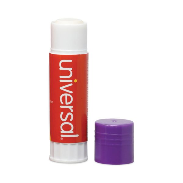 Glue Stick, 1.3 Oz, Applies Purple, Dries Clear, 12/pack - Image 3