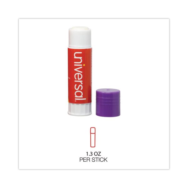 Glue Stick, 1.3 Oz, Applies Purple, Dries Clear, 12/pack - Image 5