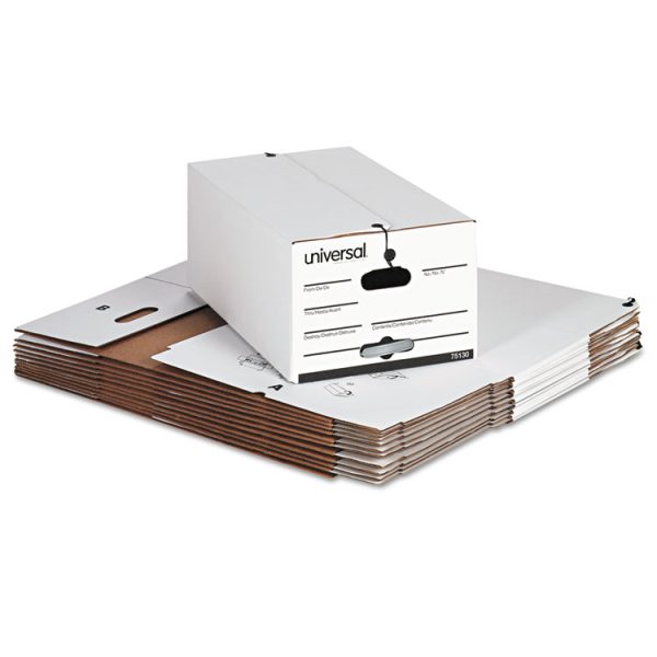 Economical Easy Assembly Storage Files, Legal Files, White, 12/carton - Image 2