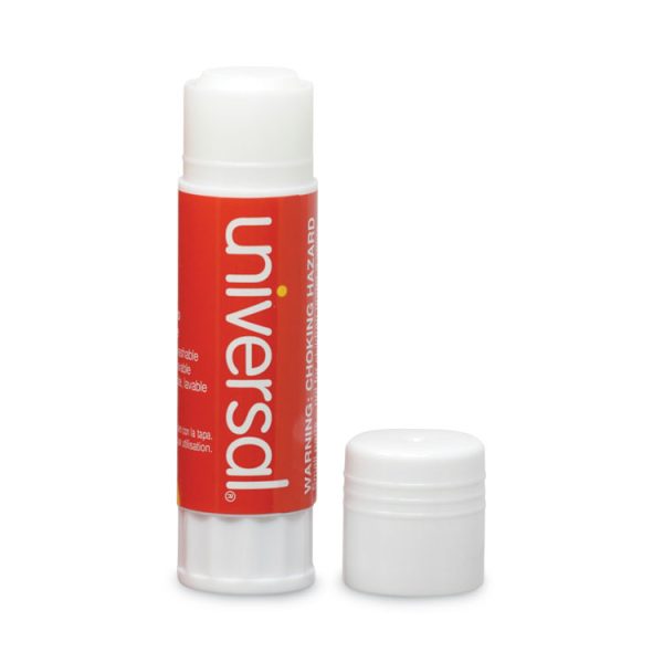 Glue Stick, 0.74 Oz, Applies And Dries Clear, 12/pack - Image 3