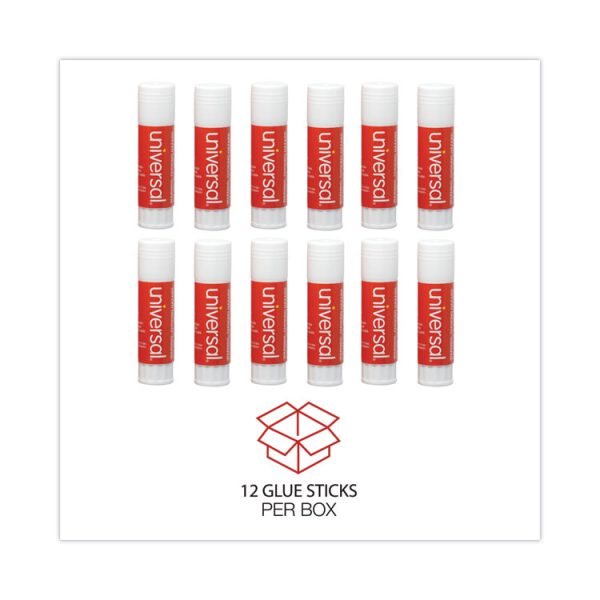 Glue Stick, 0.74 Oz, Applies And Dries Clear, 12/pack - Image 4