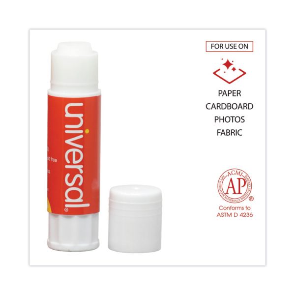 Glue Stick, 0.74 Oz, Applies And Dries Clear, 12/pack - Image 6