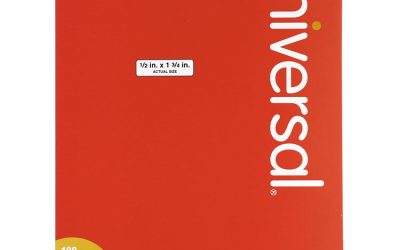 White Labels, Inkjet/laser Printers, 0.5 X 1.75, White, 80/sheet, 100 Sheets/box