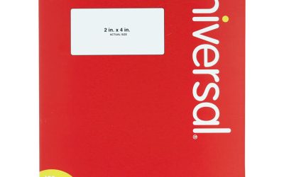 White Labels, Inkjet/laser Printers, 2 X 4, White, 10/sheet, 100 Sheets/box