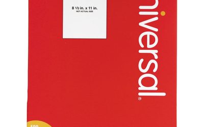 White Labels, Inkjet/laser Printers, 8.5 X 11, White, 100/box