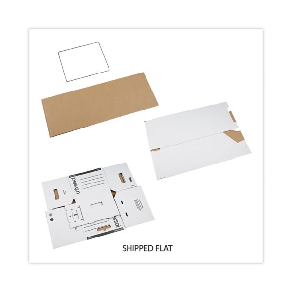 Heavy-Duty Storage Drawers, Letter Files, 14" X 25.5" X 11.5", White, 6/carton - Image 3