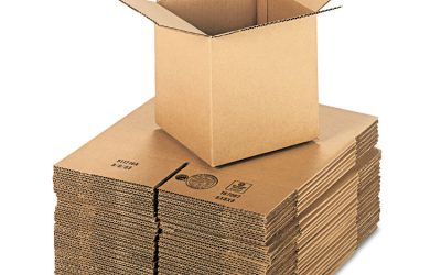 Cubed Fixed-Depth Corrugated Shipping Boxes, Regular Slotted Container (RSC), Medium, 8″ x 8″ x 8″, Brown Kraft, 25/Bundle