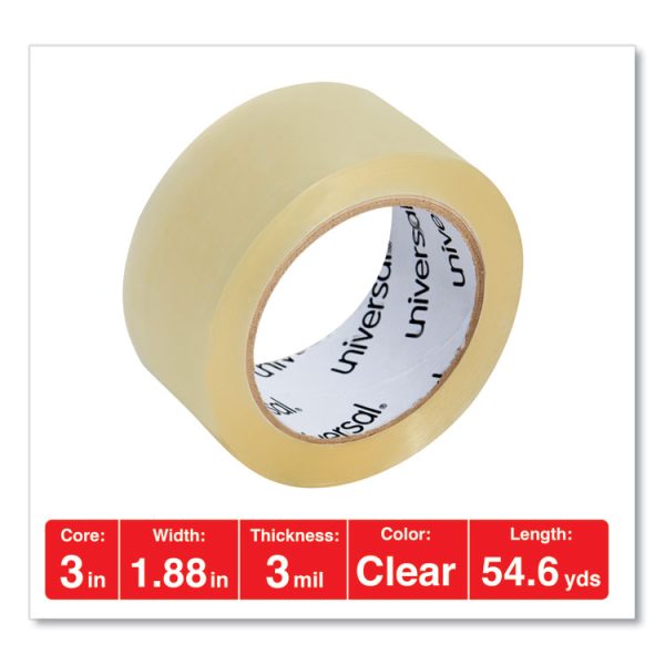 Heavy-Duty Box Sealing Tape, 3" Core, 1.88" X 54.6 Yds, Clear, 6/box - Image 4