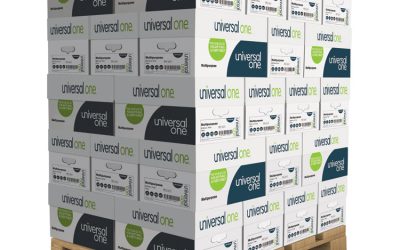 Deluxe Multipurpose Paper, 98 Bright, 20lb Bond Weight, 8.5 x 11, Bright White, 500/Ream, 10 Reams/Carton, 40 Cartons/Pallet