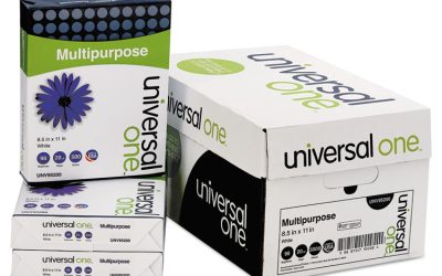 Deluxe Multipurpose Paper, 98 Bright, 20 lb Bond Weight, 8.5 x 11, Bright White, 500 Sheets/Ream, 10 Reams/Carton