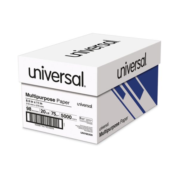 Deluxe Multipurpose Paper, 98 Bright, 20 lb Bond Weight, 8.5 x 11, Bright White, 500 Sheets/Ream, 10 Reams/Carton - Image 2