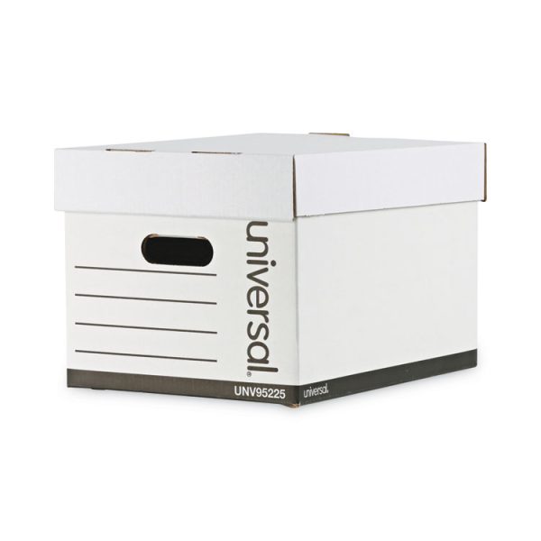 Professional-Grade Heavy-Duty Storage Boxes, Letter/legal Files, White, 12/carton