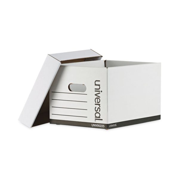 Professional-Grade Heavy-Duty Storage Boxes, Letter/legal Files, White, 12/carton - Image 2