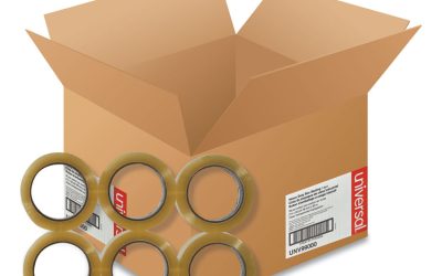 Heavy-Duty Box Sealing Tape, 3″ Core, 1.88″ X 54.6 Yds, Clear, 36/box