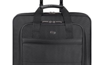 Classic Rolling Case, Fits Devices Up to 15.6″, Ballistic Polyester, 15.94 x 5.9 x 12, Black