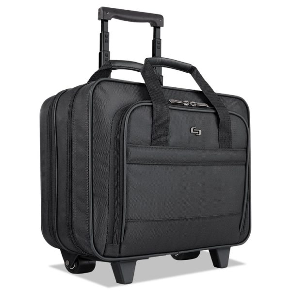 Classic Rolling Case, Fits Devices Up to 15.6", Ballistic Polyester, 15.94 x 5.9 x 12, Black - Image 3