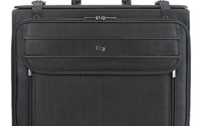 Classic Rolling Catalog Case, Fits Devices Up to 17.3″, Polyester, 18 x 7 x 14, Black