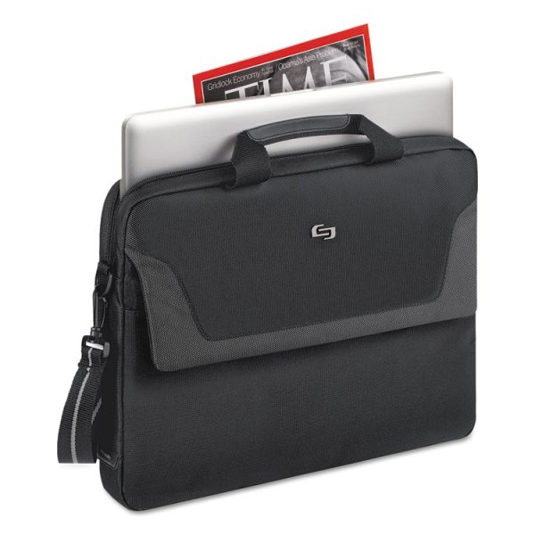 Pro Slim Brief, Fits Devices Up to 16", Polyester, 15.5 x 2 x 11.5, Black - Image 4