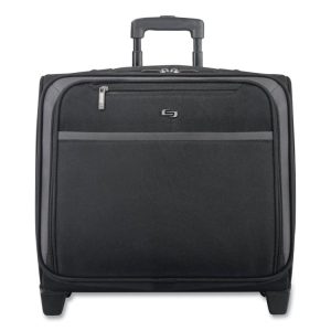 Dakota Rolling Overnighter Case, 16", 8 x 16 x 14.2, Black