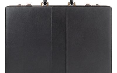 Classic Attache, Vinyl, 12.5 x 4 x 17.5, Black