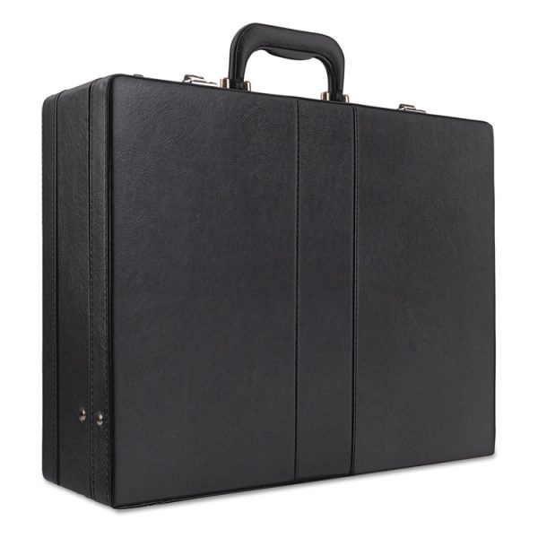 Classic Attache, Vinyl, 12.5 x 4 x 17.5, Black - Image 2