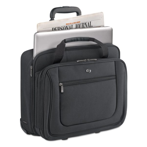 Classic Rolling Case, Fits Devices Up to 17.3", Polyester, 17.5 x 9 x 14, Black - Image 4