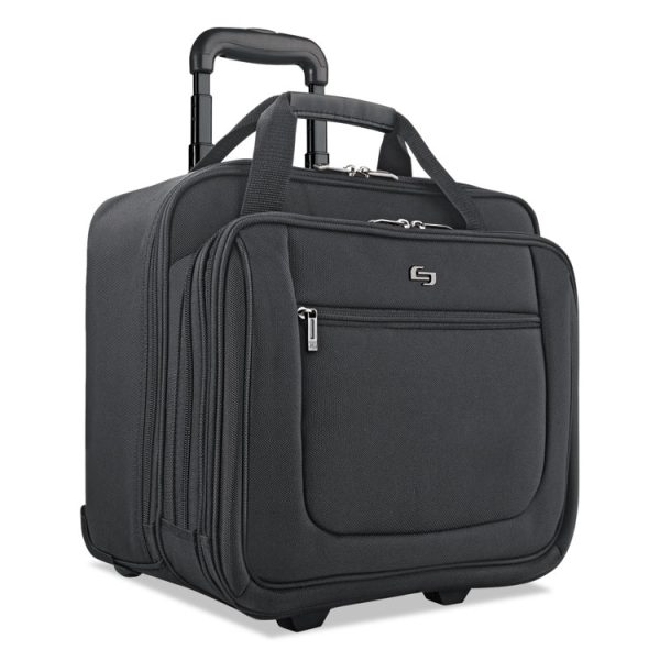 Classic Rolling Case, Fits Devices Up to 17.3", Polyester, 17.5 x 9 x 14, Black - Image 2