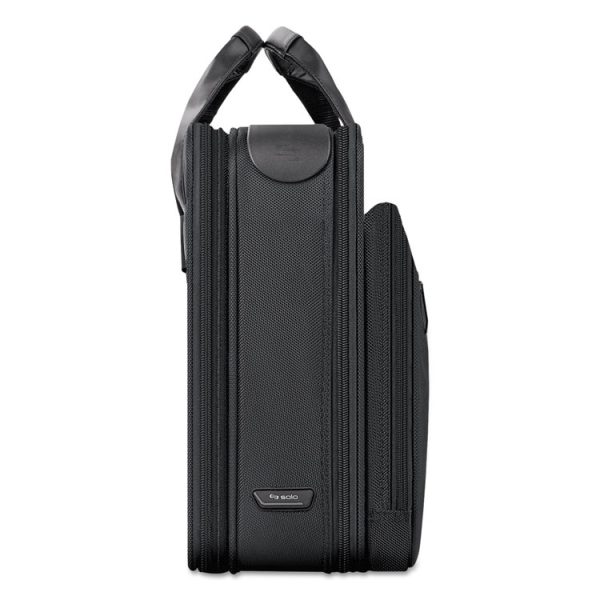 Classic Smart Strap Briefcase, Fits Devices Up to 16", Ballistic Polyester, 17.5 x 5.5 x 12, Black - Image 3