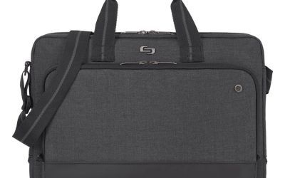 Urban Slimbrief, Fits Devices Up to 15.6″, Polyester, 16″ x 3″ x 11.5″, Gray