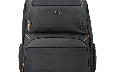 Urban Backpack, Fits Devices Up to 17.3″, Polyester, 12.5 x 8.5 x 18.5, Black