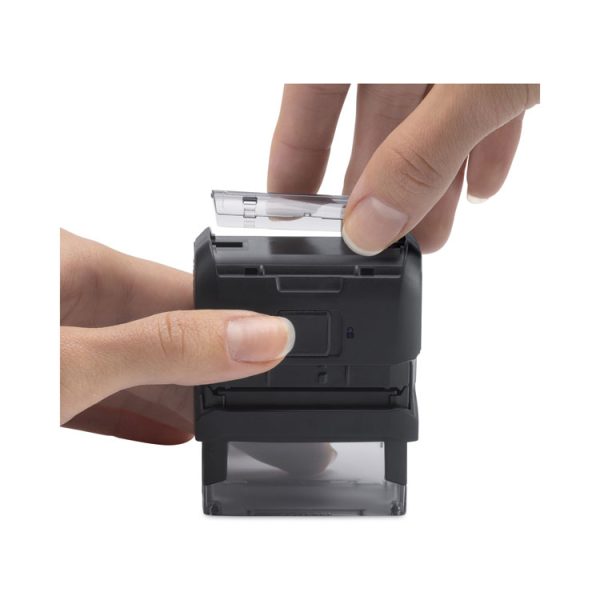 Printy Do It Yourself Self-Inking Message Stamp, 0.75" x 1.88", Black - Image 4