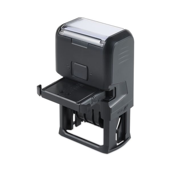 Printy Economy 5-in-1 Date Stamp, Self-Inking, 1.63" x 1", Blue/Red - Image 4