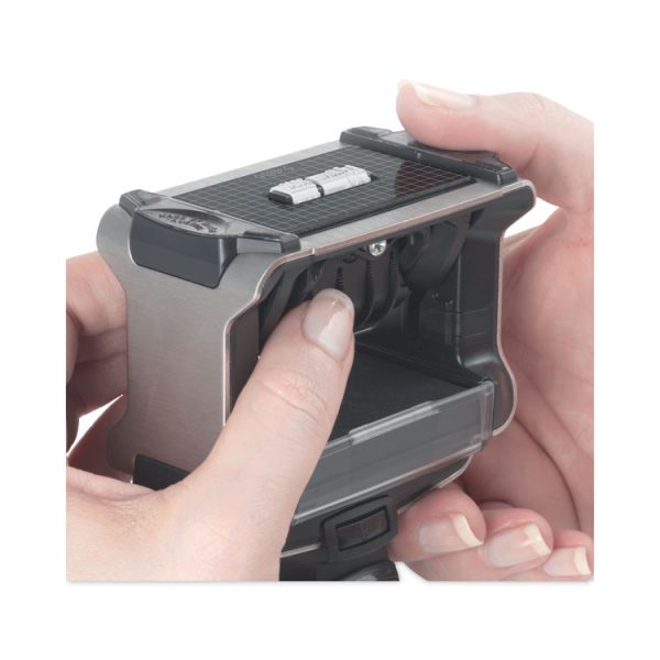 Professional Date Stamp, Self-Inking, 1.63" X 0.38", Black - Image 4