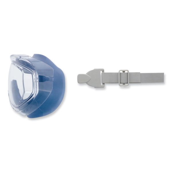Flex Seal OTG Goggles, Clear HydroShield Anti-Fog/Anti-Scratch Lens, Clear/Navy/Gray Frame - Image 3