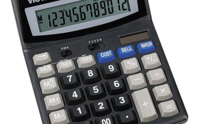 1190 Executive Desktop Calculator, 12-Digit Lcd