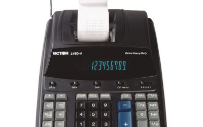 1460-4 Extra Heavy-Duty Printing Calculator, Black/red Print, 4.6 Lines/sec