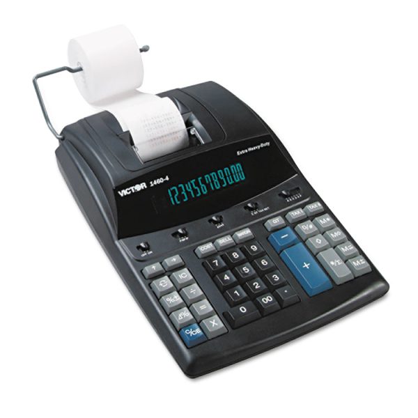 1460-4 Extra Heavy-Duty Printing Calculator, Black/red Print, 4.6 Lines/sec - Image 2