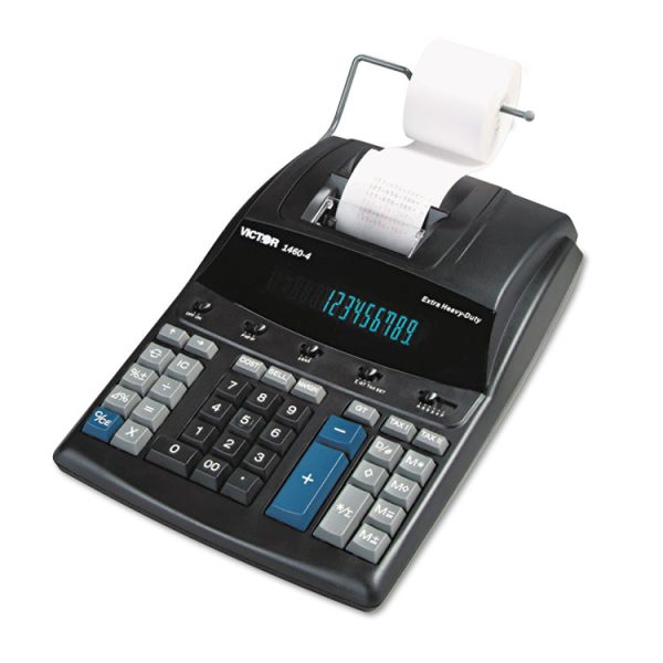 1460-4 Extra Heavy-Duty Printing Calculator, Black/red Print, 4.6 Lines/sec - Image 3