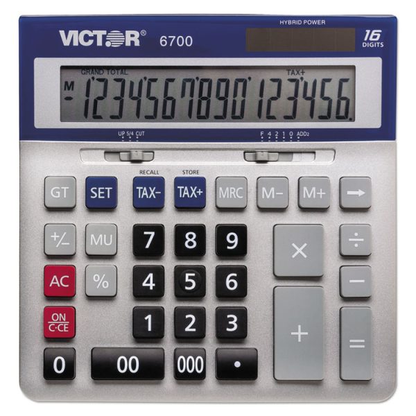 6700 Large Desktop Calculator, 16-Digit Lcd