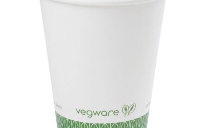 89-Series Hot Cup, 12 oz, Green/White, 1,000/Carton