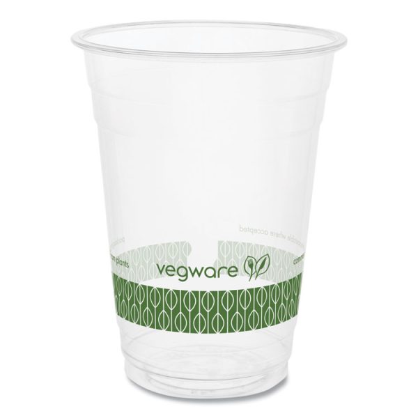 96-Series Cold Cup, 16 oz, Clear/Green, 1,000/Carton
