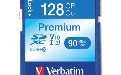 128gb Premium Sdxc Memory Card, Uhs-I V10 U1 Class 10, Up To 90mb/s Read Speed