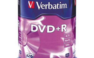 Dvd+r Recordable Disc, 4.7 Gb, 16x, Spindle, Silver, 100/pack