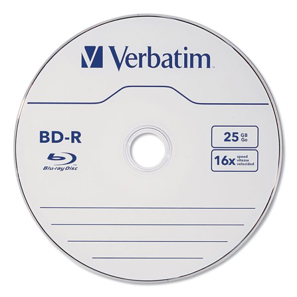 Bd-R Blu-Ray Disc, 25 Gb, 16x, White, 25/pack - Image 2