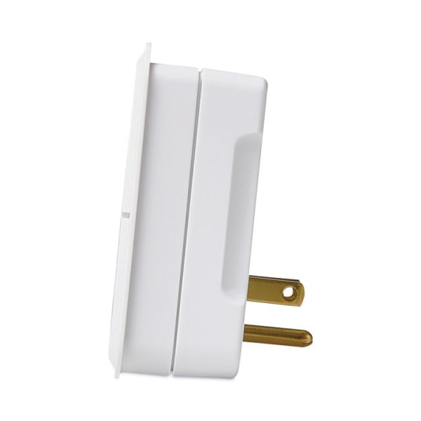 3-Outlet Wall Tap, White - Image 3