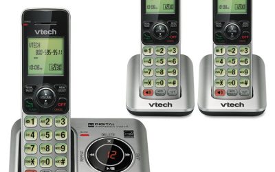 Cs6629-3 Cordless Digital Answering System, Base And 2 Additional Handsets