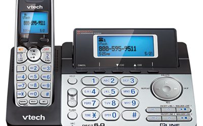 Two-Line Expandable Cordless Phone With Answering System