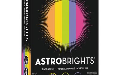 Color Cardstock -“Happy” Assortment, 65 lb Cover Weight, 8.5 x 11, Assorted, 250/Pack