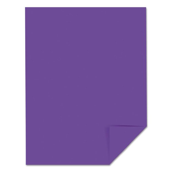 Color Cardstock, 65 lb Cover Weight, 8.5 x 11, Gravity Grape, 250/Pack - Image 2