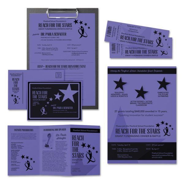 Color Cardstock, 65 lb Cover Weight, 8.5 x 11, Venus Violet, 250/Pack - Image 4